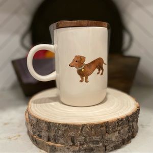 Rae Dunn Dachshund Coffee Mug